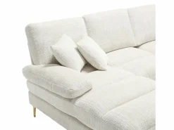 Sofá esquinero - Sofá de 4 plazas con asientos y cojines - para salón y dormitorio