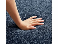 Hauss Spole Sofá esquinero de 3 plazas con cojines - Diseño curvo - Tejido de terciopelo