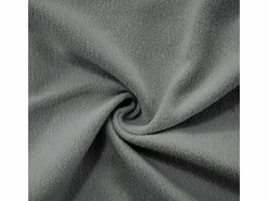 Outlet KOMHTOM Sofá esquinero modular, cuatro plazas, con reposapiés extraíble, tejido chenilla, Gris