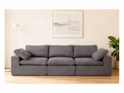Sofá modular Cloud con espuma certificada, asiento tapizado, color
