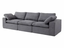 Sofá modular Cloud con espuma certificada, asiento tapizado, color