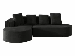 Discount Sofá modular con chaise longue en L, asiento profundo, relleno de espuma comprimida, Sofá Modular