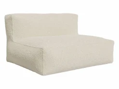 Vente-unique Sofá modular con puf de Respaldo NOUMARA