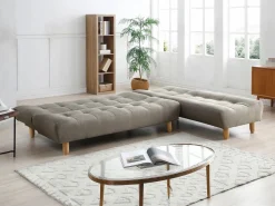 Vente-unique Sofá modular convertible ESTEBAN en tejido