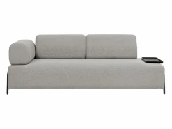 Discount Sofá modular de 3 plazas de diseño moderno por módulos con mesitas Diadema - Sofá Modular