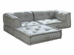 Discount Sofá modular de esquina en tejido color DIROLA Sofá Modular