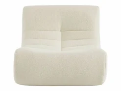 Clearance Sofá modular en borreguito texturizado, 2 plazas Sofá Modular