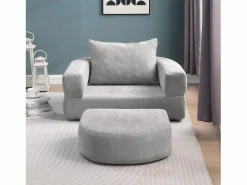 Discount Sofá modular fácil de mover tejido suave en chenilla ideal para habitación de invitados Sofá Modular