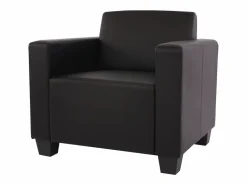 Best MCW Sofá Moncalieri (2 piezas), Negro