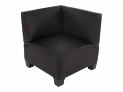Best MCW Sofá Moncalieri (2 piezas), Negro