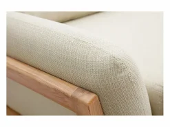 Hot Miliboo Sofá nórdico 3 plazas patas madera YOKO Beige