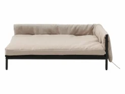 Online Vente-unique Sofá para mascotas de lino Taupe, beige L. 80 x P. 58 x Alt. 28 cm SIPARIA Marru00f3n / Beige