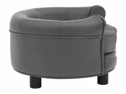 Discount Sofá para perros felpa y cuero sintético 48x48x32 cm Cama De Animales De Compañía