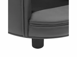 Discount Sofá para perros felpa y cuero sintético 48x48x32 cm Cama De Animales De Compañía