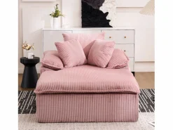 Hauss Spole Sofá reclinable de 1 plaza - Sillón de pana - No requiere montaje -