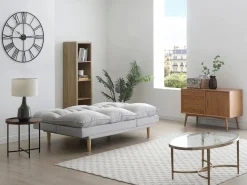Online Sofá reclinable de 3 plazas convertible clic-clac en tejido PALOBU Sofá Escandinavo