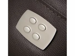 Les Tendances Sofá reclinable eléctrico de cuero Ducka-Marrón-Sistema Eléctrico-2 plazas