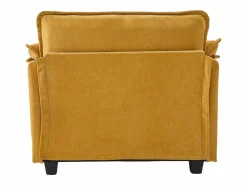 Sofá recto - Sofá con bolsillos laterales y reposapiés con espacio de almacenamiento - para sala de estar y dormitorio Sofá Relax