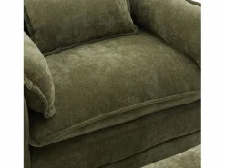 Discount Sofá recto - Sofá con bolsillos laterales y reposapiés con espacio de almacenamiento - para sala de estar y dormitorio Sofá Relax