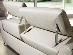 Clearance Angel Cerda Sofá relax 2 plazas piel arena 6276 Beige