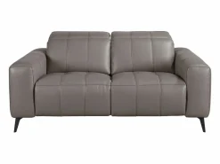 Best Angel Cerda Sofá relax 2 plazas piel 6209 Gris