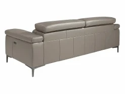 Angel Cerda Sofá relax 3 plazas piel gris oscuro 6122