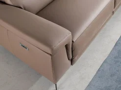 Discount Angel Cerda Sofá relax 2 plazas piel visón 6106 Beige