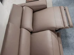 Discount Angel Cerda Sofá relax 2 plazas piel visón 6106 Beige