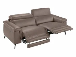 Sofá relax 3 plazas piel visón 6105 Sofá De Piel