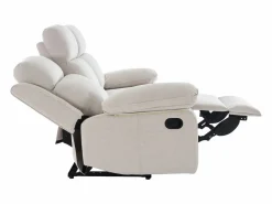Sale Sofá relax de 3 plazas de tela chenilla color LANA Sofá Relax