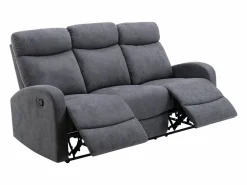 Online Sofá relax de 3 plazas de tela estilo contemporáneo EVELYN Sofá Relax