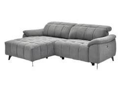 Clearance Sofá rinconera izquierda relax eléctrico en tela texturizada CELTIMO Sofá Relax