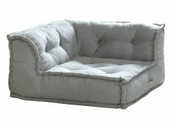 Vente-unique Sofá rinconera abierto modular de tela color DIROLA