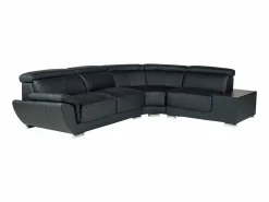 LINEA SOFA Sofá rinconera derecha de Cuero vacuno color NAHIA