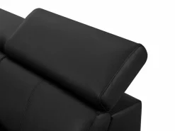 Vente-unique Sofá rinconera derecha de piel con reposacabezas amovibles MARAMBA
