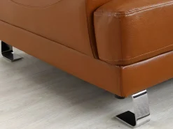 Online LINEA SOFA Sofá rinconera derecha piel caramelo EXCELSIOR II Camel