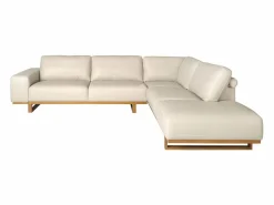 Outlet Angel Cerda Sofá rinconera derecha piel arena 6203 Beige