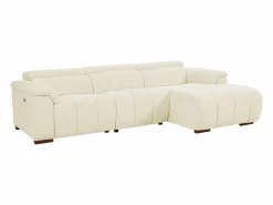 Clearance Sofá rinconera derecha relax eléctrico de tela efecto acolchado MOLPICA Sofá Relax