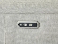 Vente-unique Sofá rinconera derecha relax eléctrico de tela MAKORO Beige