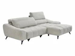 Sale Sofá rinconera derecha relax con asiento deslizante en tela ELOSIA Sofá Relax