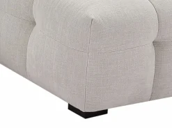 Outlet Sofá rinconera derecha y puf de tela moteado DILOME de Pascal Morabito Sofá Modular