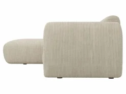 Best Maison Céphy Sofá rinconera grande de pana POGNI Beige