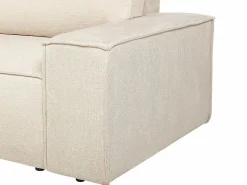 Sofá rinconera izquierda convertible en textura de tela AMELIA Sofás Y Sillones|Sofá - 4 Plazas