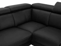 Vente-unique Sofá rinconera izquierda de piel con reposacabezas amovibles MARAMBA