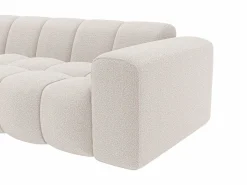 Hot Maison Céphy Sofá rinconera izquierda en chenilla CALESO de Beige