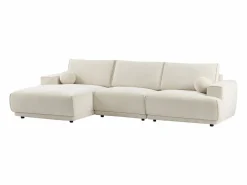 Sale Maison Céphy Sofá rinconera izquierda en chenilla EMABI de Beige