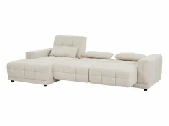 Hot Vente-unique Sofá rinconera izquierda relax eléctrico en tela texturizada DOREA de Pascal Morabito Beige