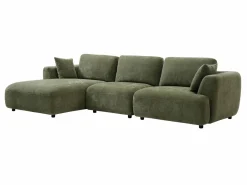 Sale Sofá rinconera izquierda y puf de tela TINDRALO Sofá Modular|Sofá Rinconera