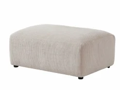 Best Sofá rinconera izquierda y puf de pana TIRONO de Sofá Modular