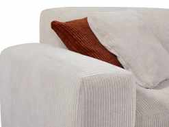 Best Sofá rinconera izquierda y puf de pana TIRONO de Sofá Modular